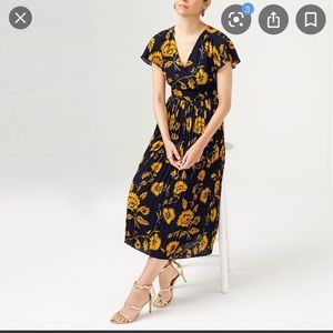 J Crew NWT Midi Floral Dress